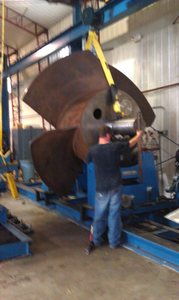 16,000 pound impeller for Providence Rhode Island Hurricane Barrier Pump Station